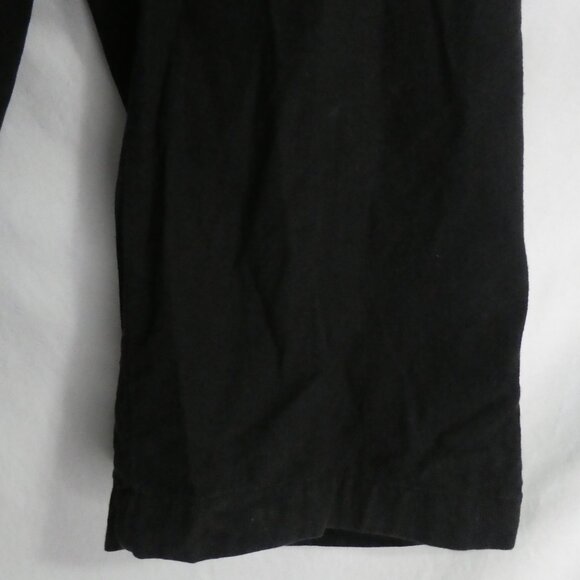 CATHY DANIELS | large | 100% Cotton | Black Bermuda - Long Shorts | Pockets - Picture 8 of 16